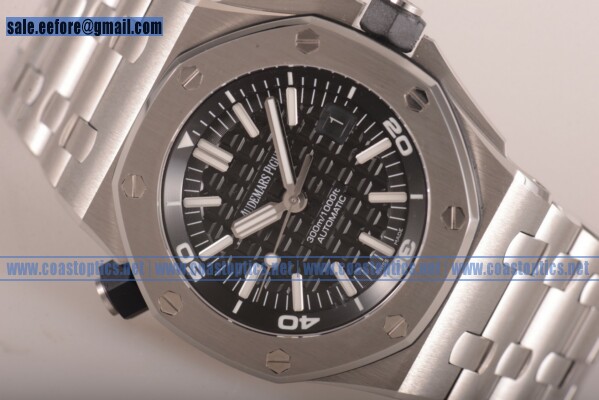 Perfect Replica Audemars Piguet Royal Oak Offshore Diver Watch Steel 15703ST.OO.A002CA.01,ss